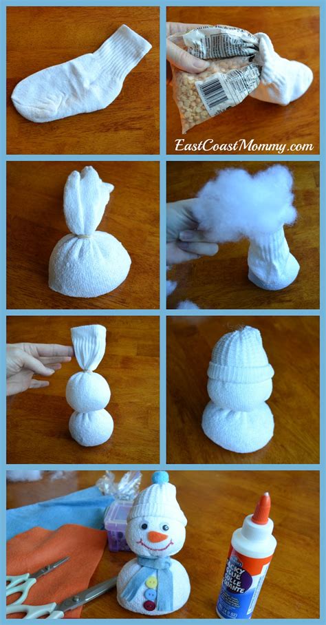 Sock Snowman Instructions Printable